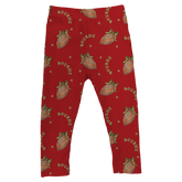 VIP Football: Football Bow w/ Name - Leggings - Tiny Turnip