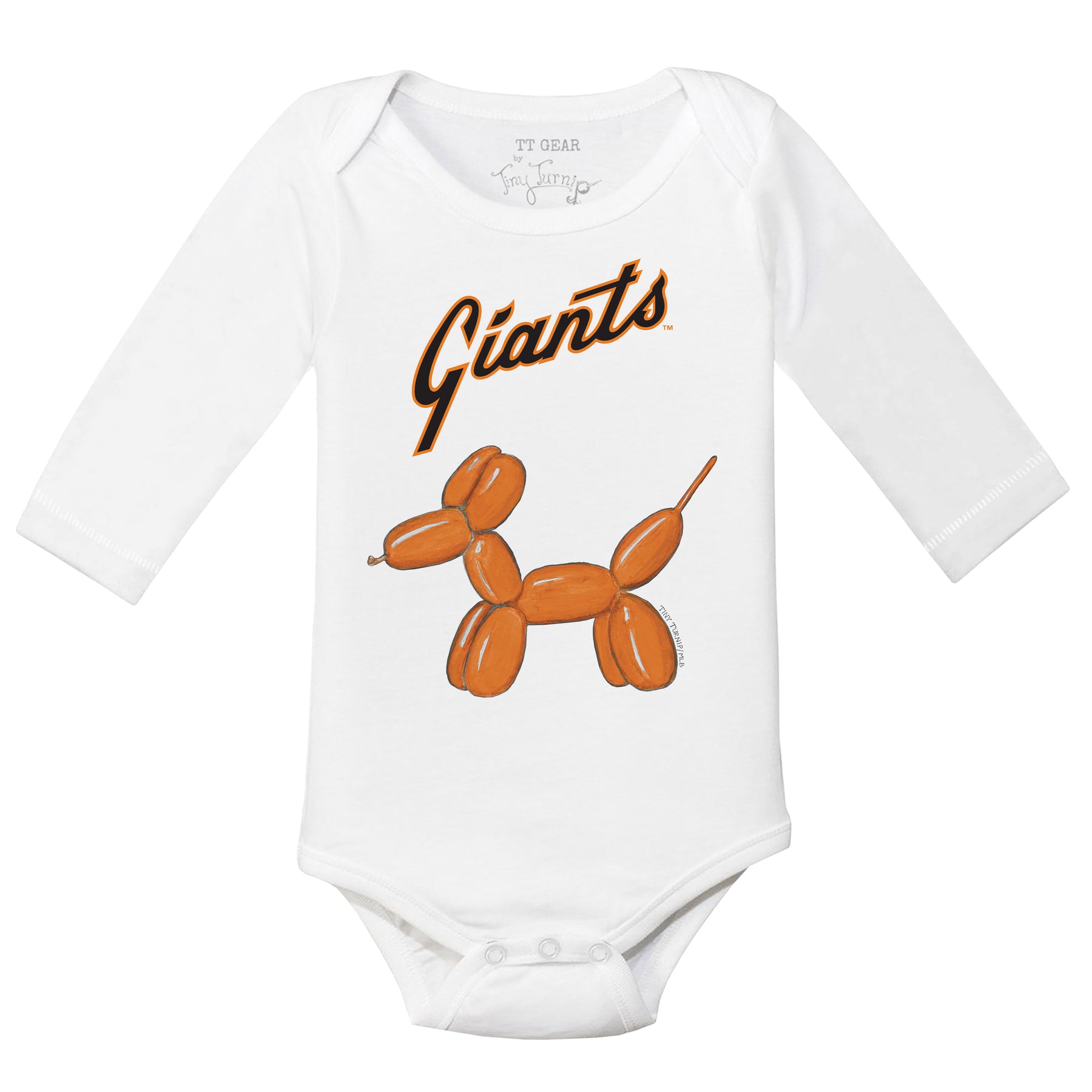 San Francisco Giants Balloon Dog Long Sleeve Snapper