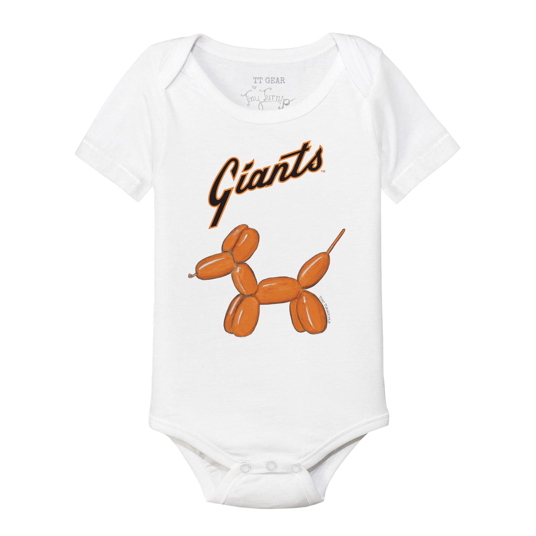 San Francisco Giants Balloon Dog Short Sleeve Snapper