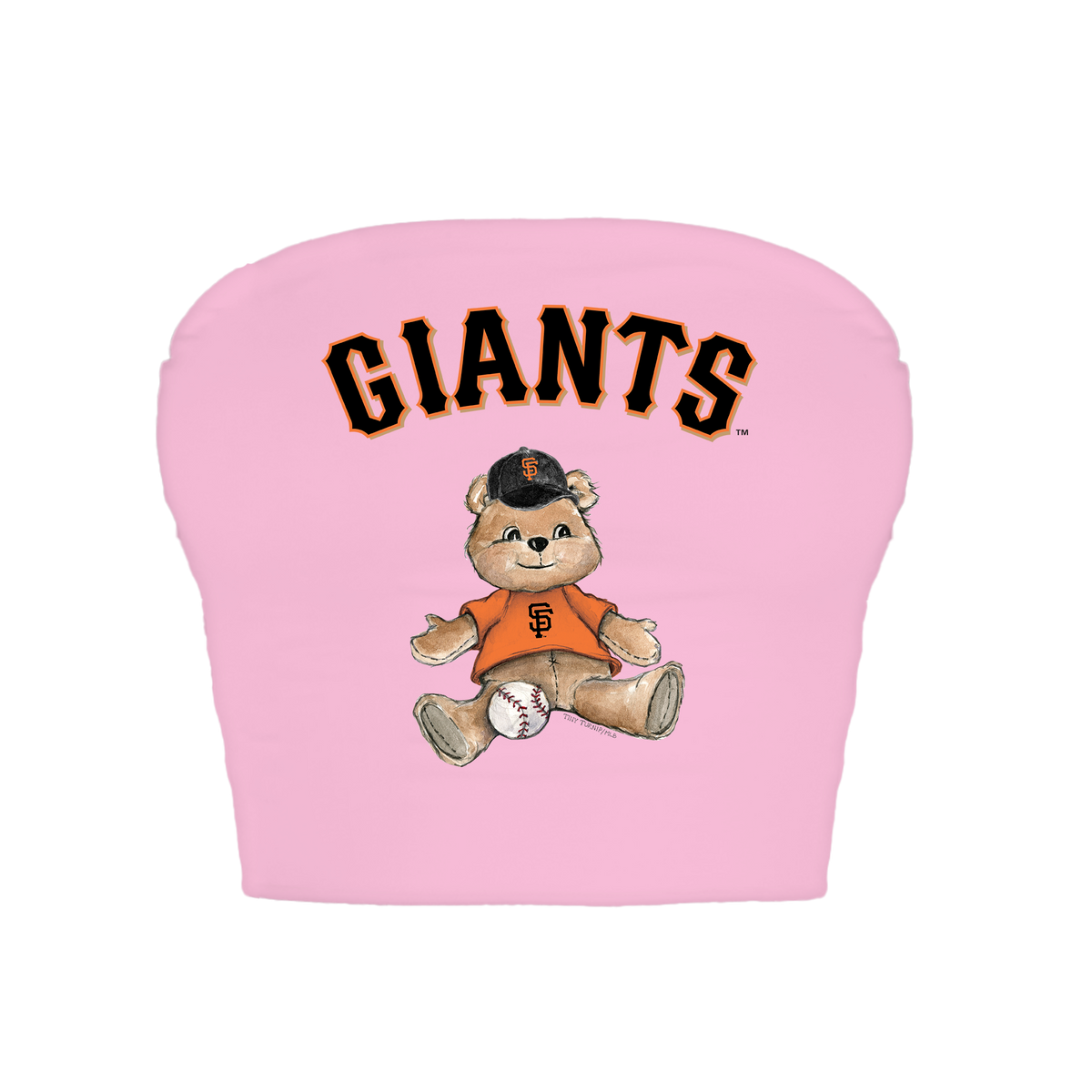 San Francisco Giants Teddy Crop Tube Top