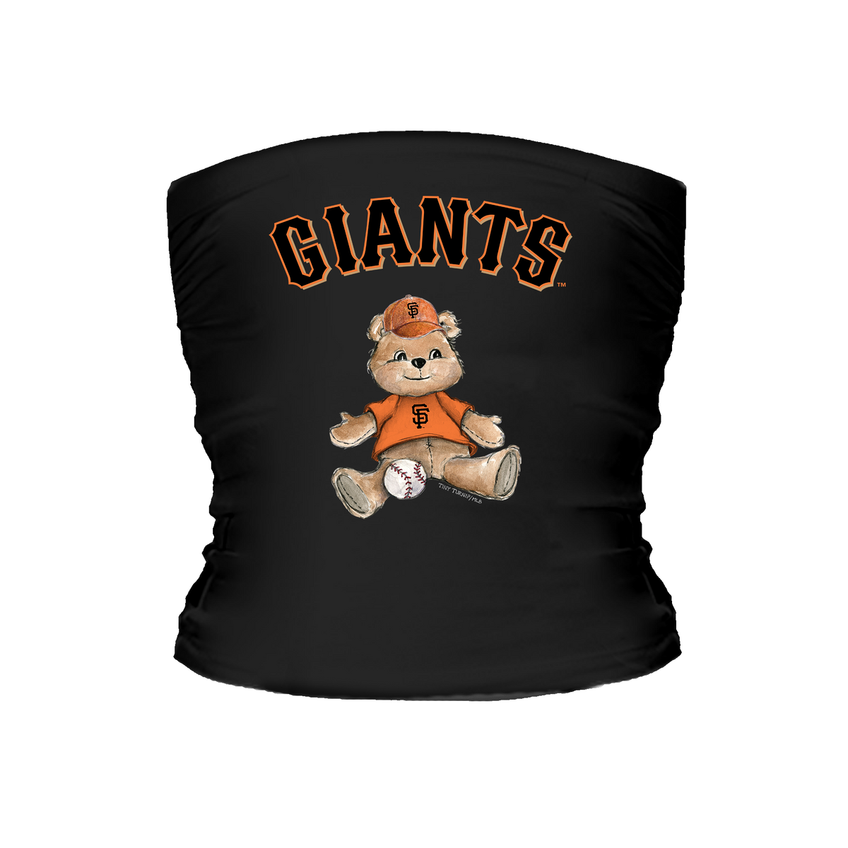 San Francisco Giants Teddy Tube Top - Tiny Turnip