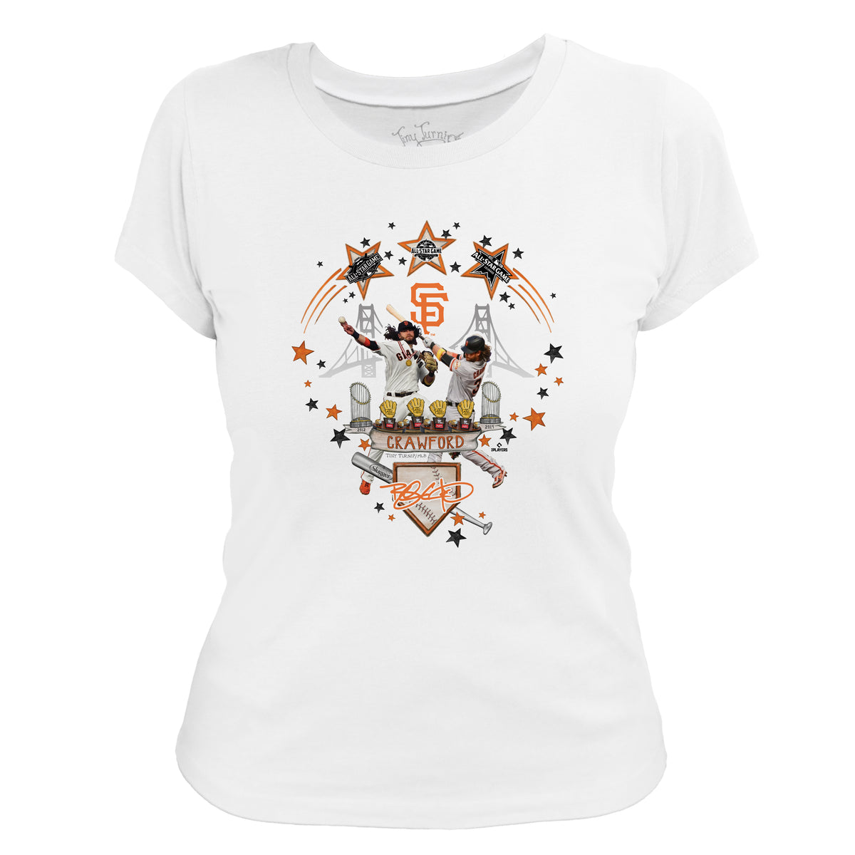 San Francisco Giants Brandon Crawford Day Women's Tee Shirt