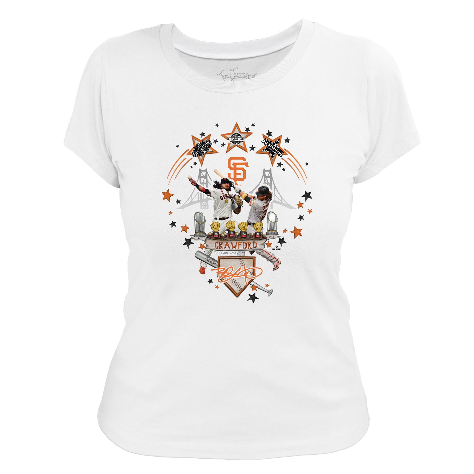 San Francisco Giants Brandon Crawford Day Women's Tee Shirt