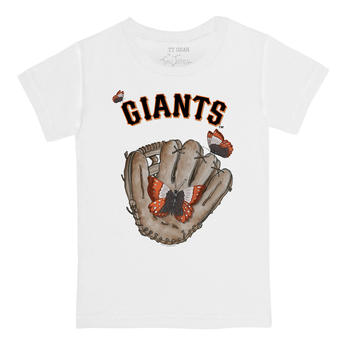 San Francisco Giants Butterfly Glove Tee Shirt