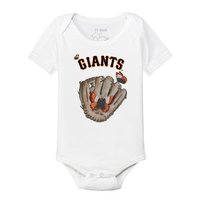 San Francisco Giants Butterfly Glove Short Sleeve Snapper