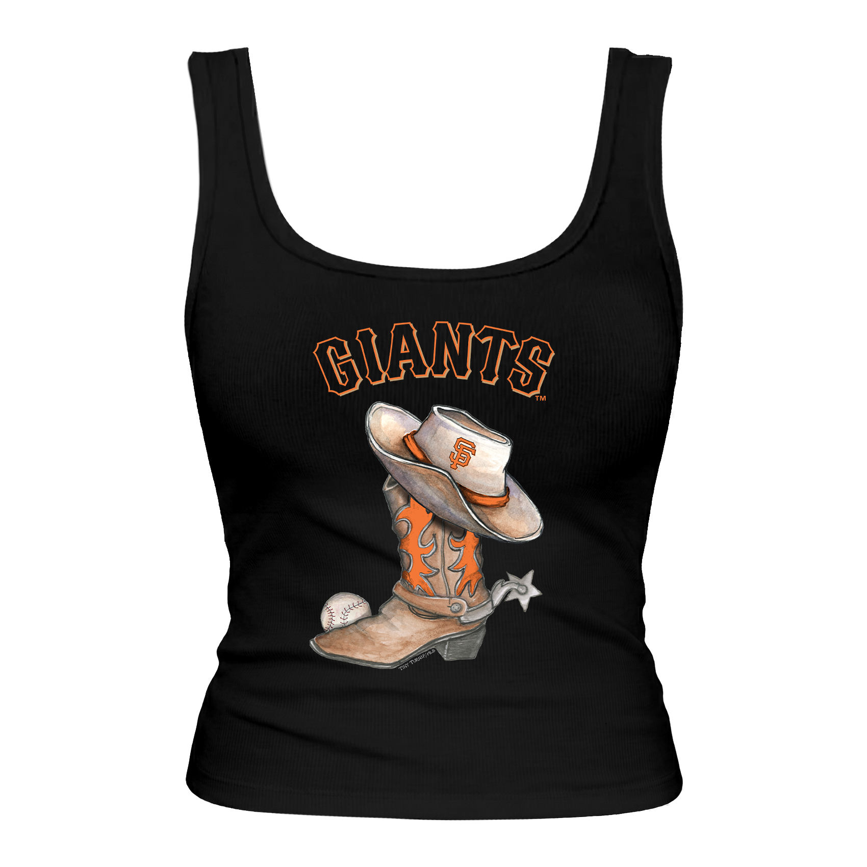 San Francisco Giants Cowboy Boot Emmy Tank