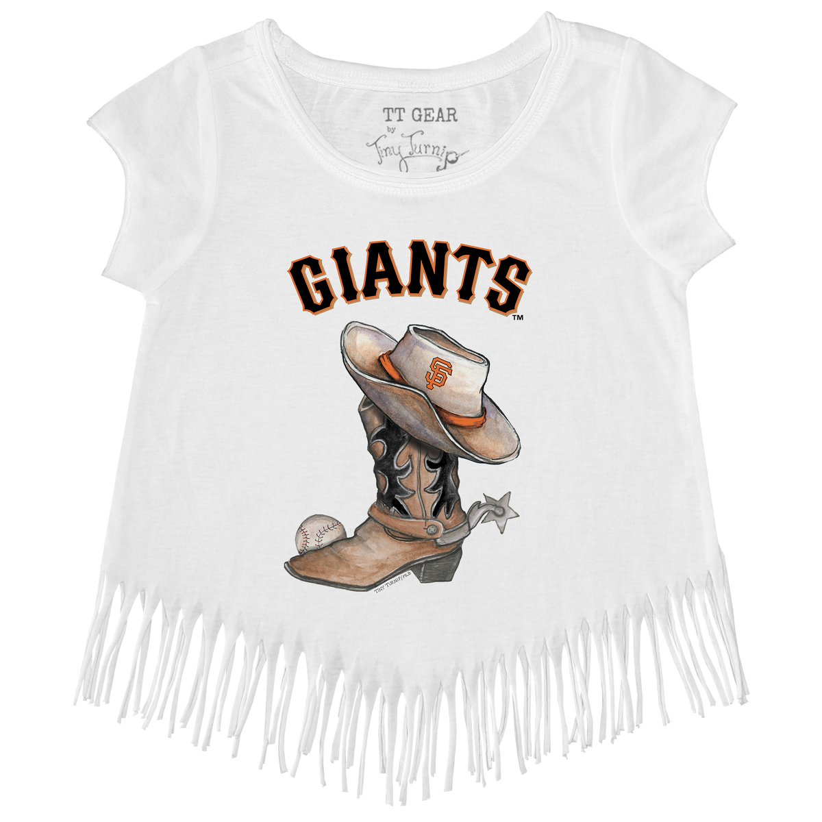 San Francisco Giants Cowboy Boot Fringe Tee