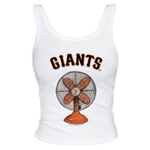 San Francisco Giants Fan Crop Tank - Tiny Turnip