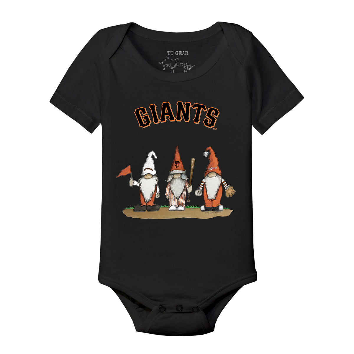 San Francisco Giants Gnomes Short Sleeve Snapper