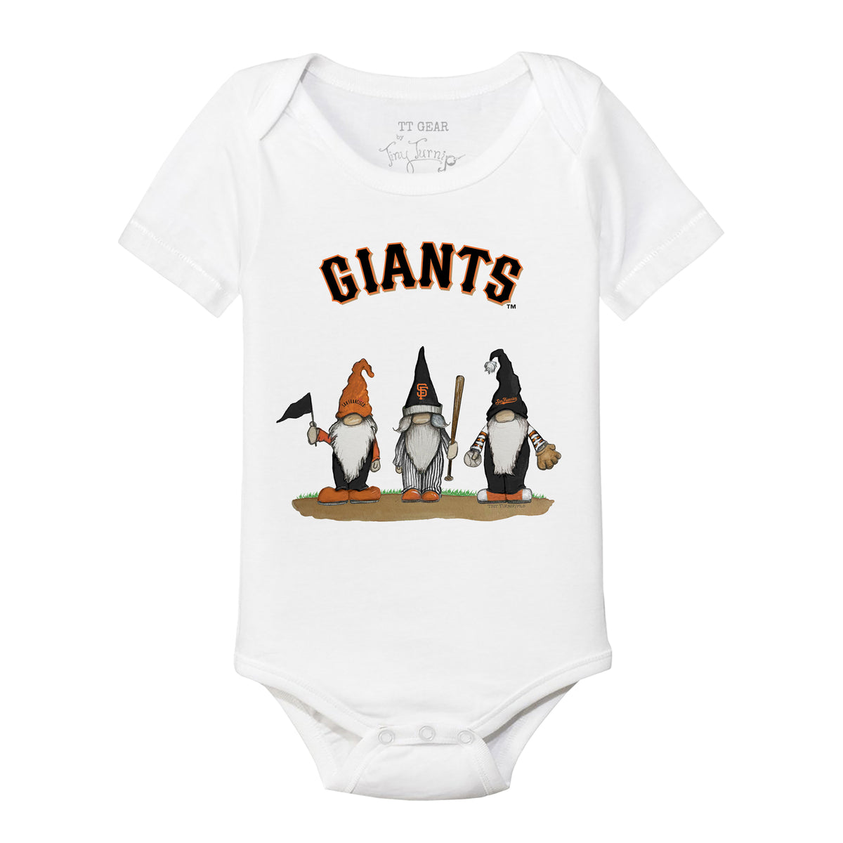 San Francisco Giants Gnomes Short Sleeve Snapper