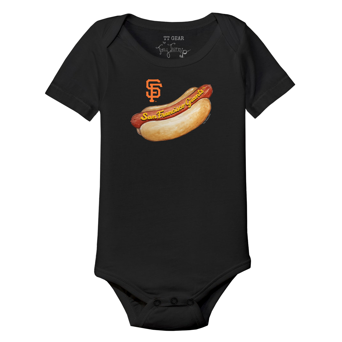 San Francisco Giants Hot Dog Short Sleeve Snapper