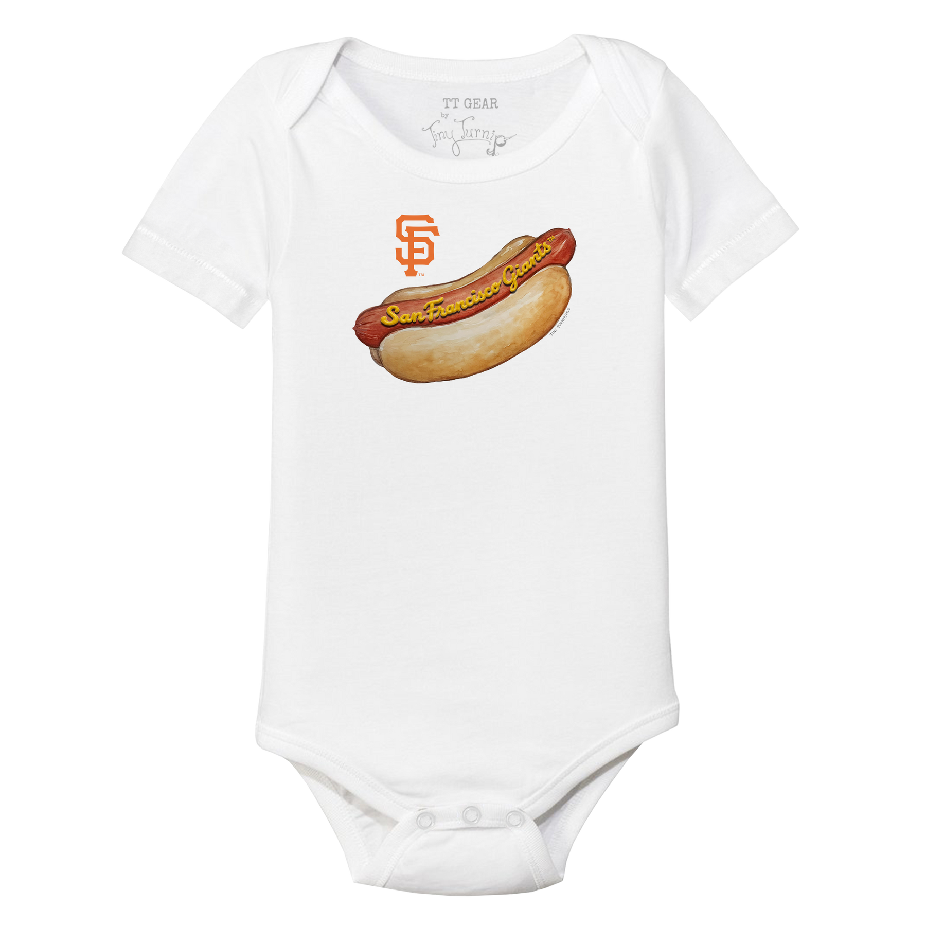 San Francisco Giants Hot Dog Short Sleeve Snapper