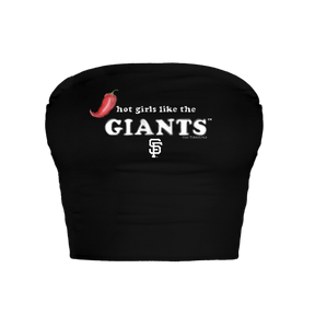 San Francisco Giants Hot Girls Crop Tube Top