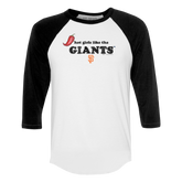San Francisco Giants Hot Girls 3/4 Black Sleeve Raglan