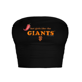 San Francisco Giants Hot Girls Crop Tube Top