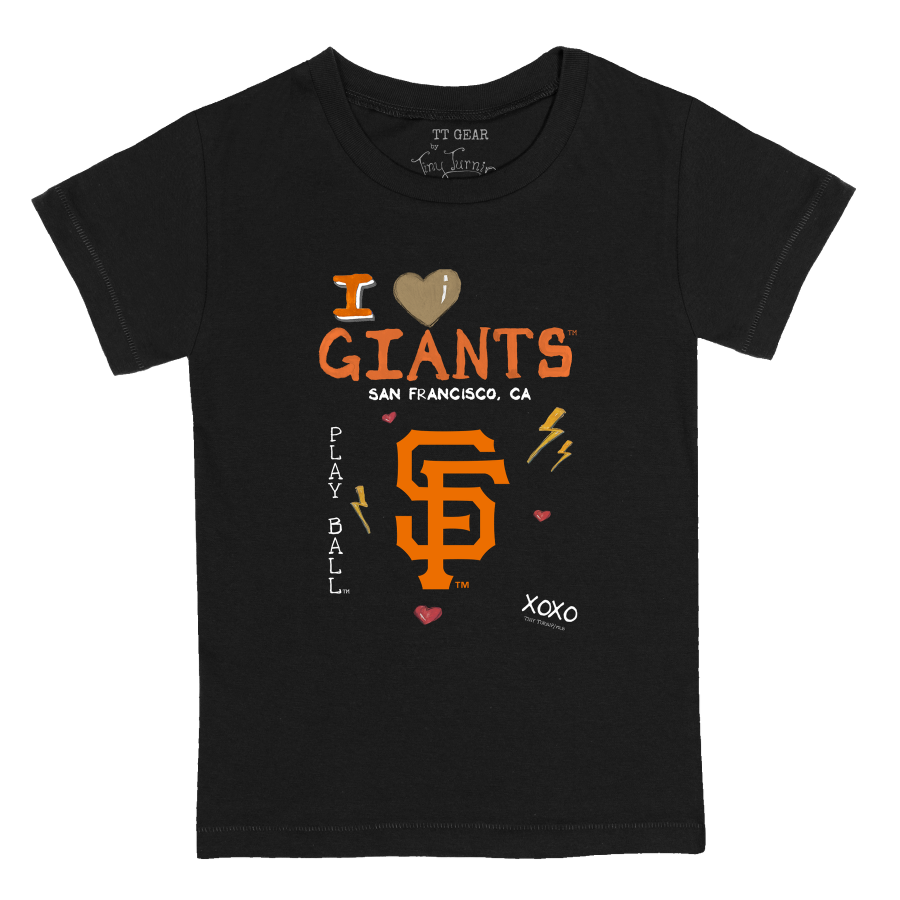 I Heart Giants Kid's Tee Shirt - Tiny Turnip