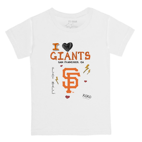 I Heart Giants Kid's Tee Shirt - Tiny Turnip