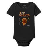 I Heart Giants Short Sleeve Snapper - Tiny Turnip