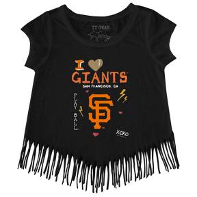 I Heart Giants Fringe Tee - Tiny Turnip