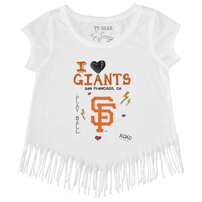 I Heart Giants Fringe Tee - Tiny Turnip