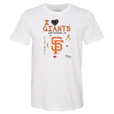I Heart Giants Unisex Tee Shirt - Tiny Turnip