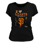 I Heart Giants Women's Tee Shirt - Tiny Turnip