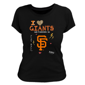 I Heart Giants Women's Tee Shirt - Tiny Turnip