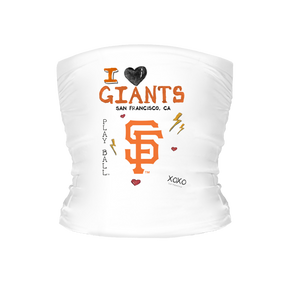 I Heart Giants Tube Top - Tiny Turnip