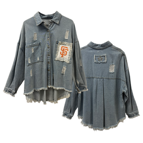 San Francisco Giants Lace Olivia Jacket - Tiny Turnip