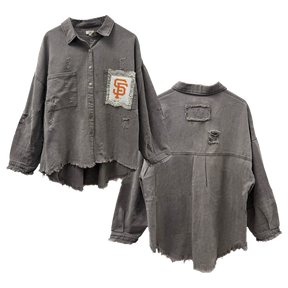 San Francisco Giants Lace Olivia Jacket - Tiny Turnip