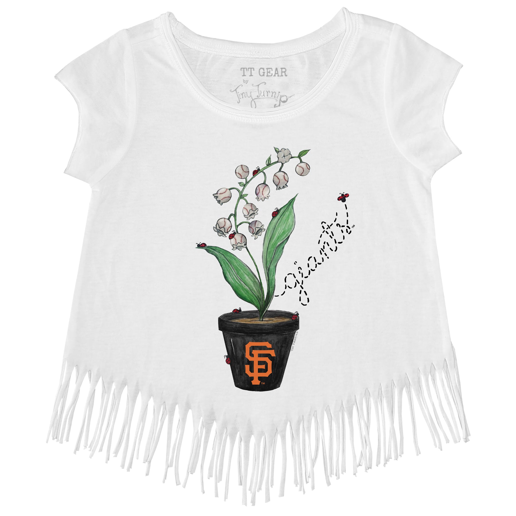 San Francisco Giants Ladybug Fringe Tee