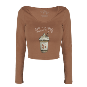 San Francisco Giants Latte Women's Lucy Long Sleeve