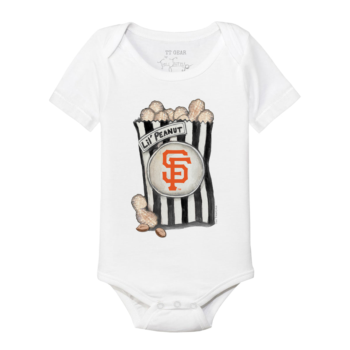 San Francisco Giants Lil' Peanut Short Sleeve Snapper