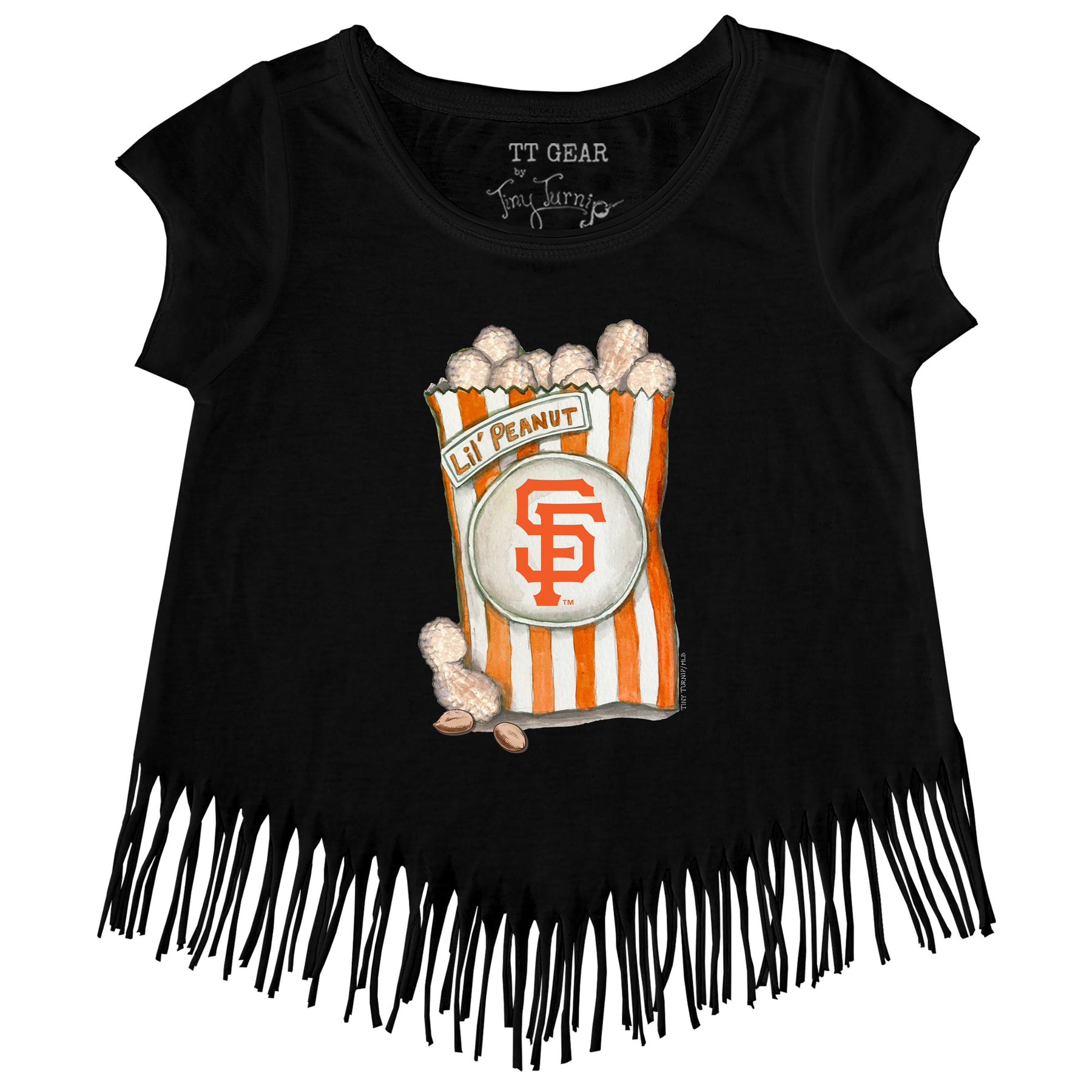 San Francisco Giants Lil' Peanut Fringe Tee