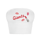 San Francisco Giants Lipstick Crop Tube Top - Tiny Turnip