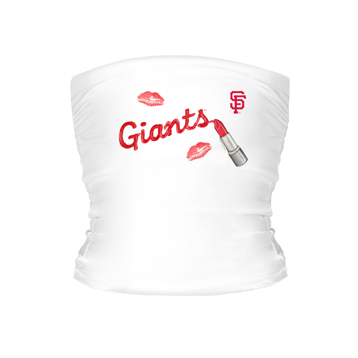 San Francisco Giants Lipstick Tube Top - Tiny Turnip