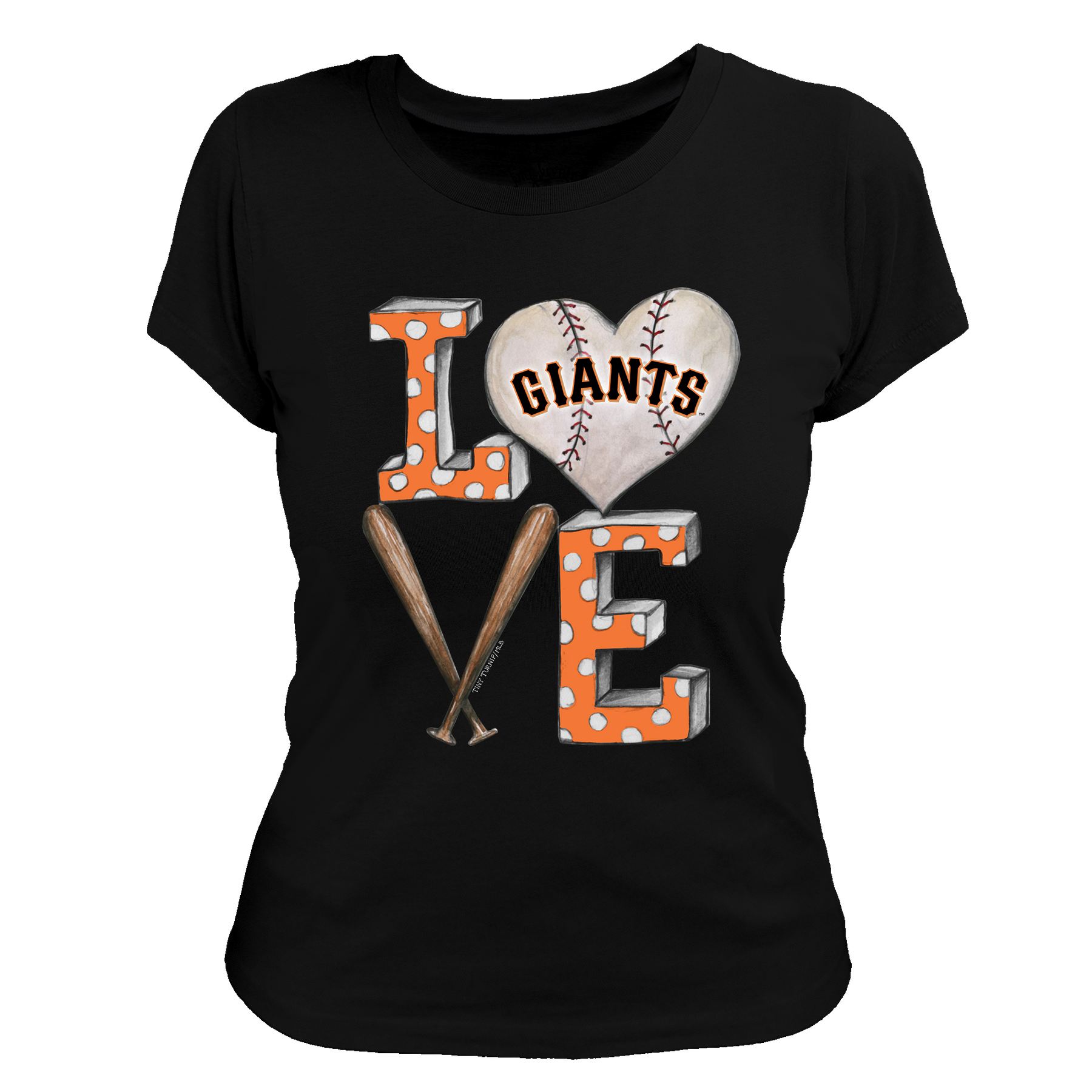 San Francisco Giants Baseball LOVE Tee Shirt