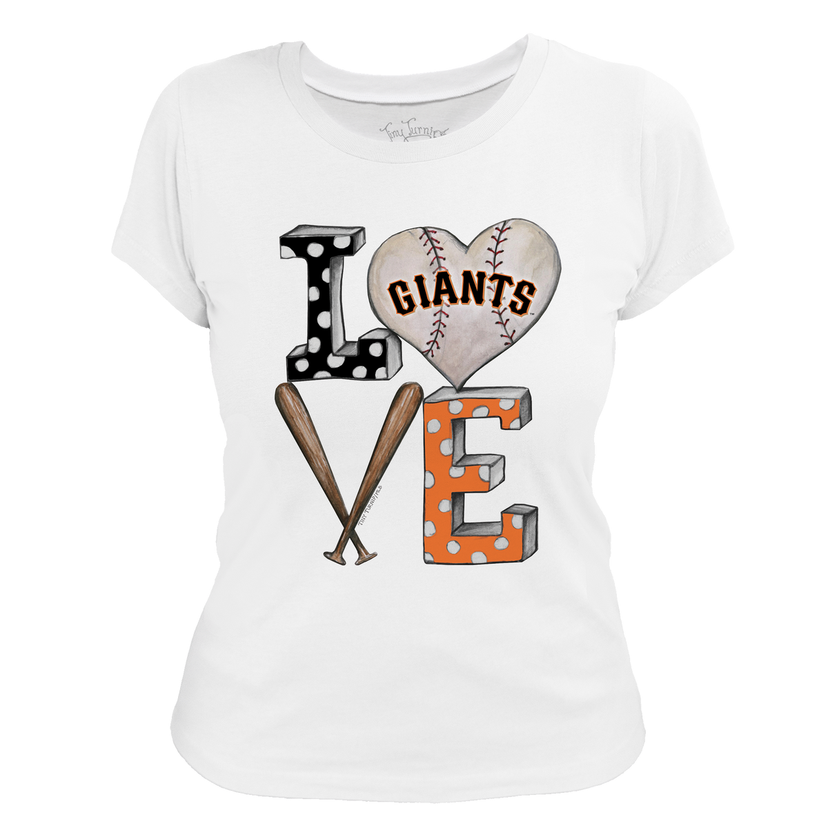 San Francisco Giants Baseball LOVE Tee Shirt