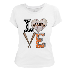 San Francisco Giants Baseball LOVE Tee Shirt
