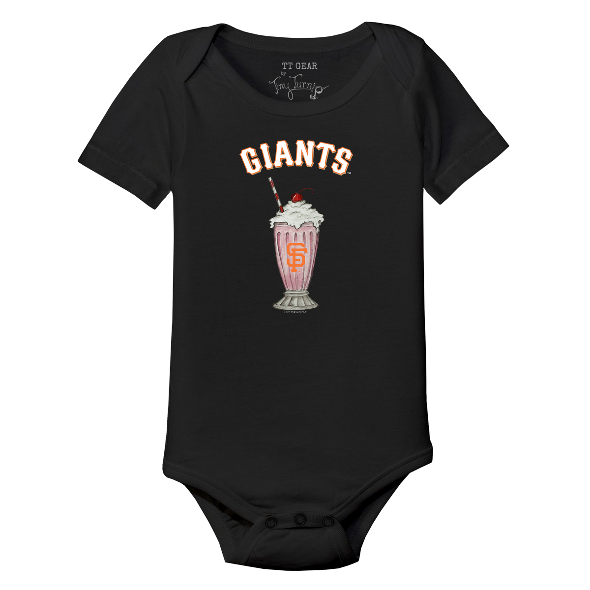 San Francisco Giants Milkshake Short Sleeve Snapper