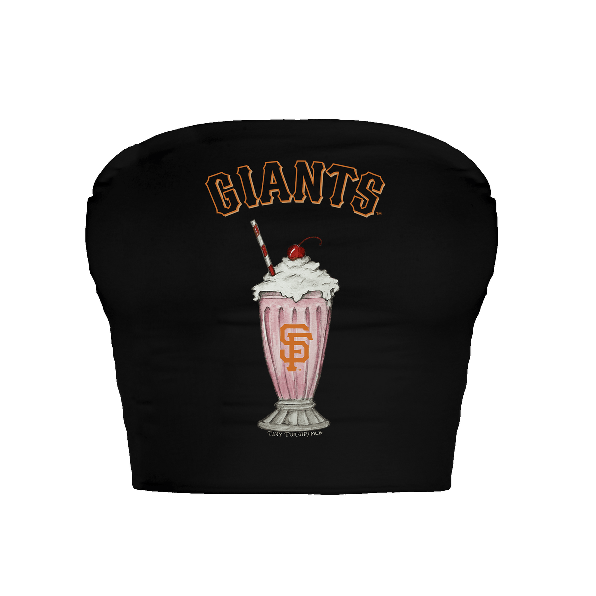 San Francisco Giants Milkshake Crop Tube Top