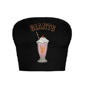 San Francisco Giants Milkshake Crop Tube Top