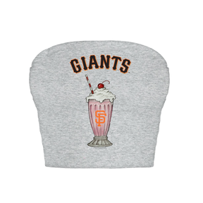 San Francisco Giants Milkshake Crop Tube Top