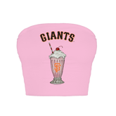 San Francisco Giants Milkshake Crop Tube Top