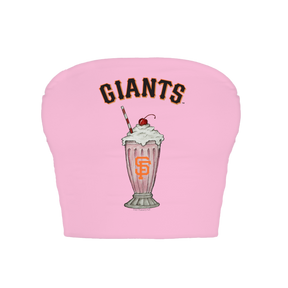 San Francisco Giants Milkshake Crop Tube Top