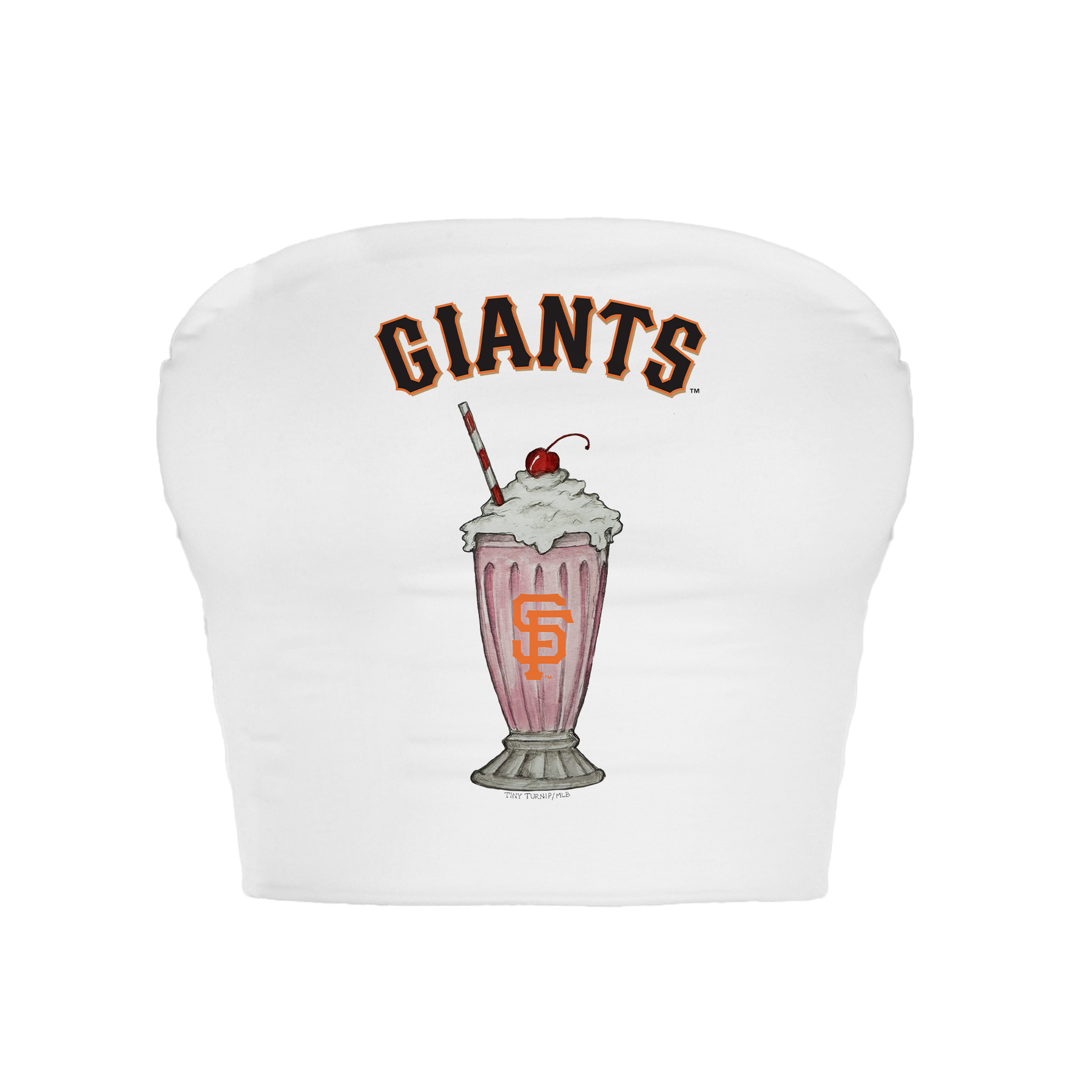 San Francisco Giants Milkshake Crop Tube Top