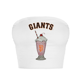 San Francisco Giants Milkshake Crop Tube Top