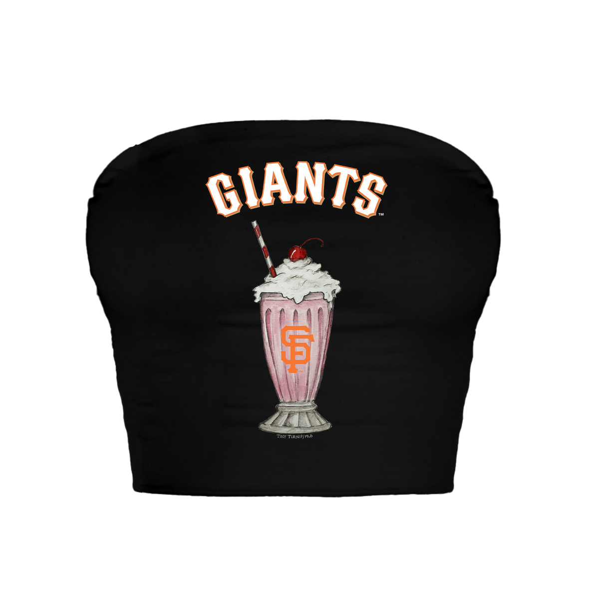 San Francisco Giants Milkshake Crop Tube Top