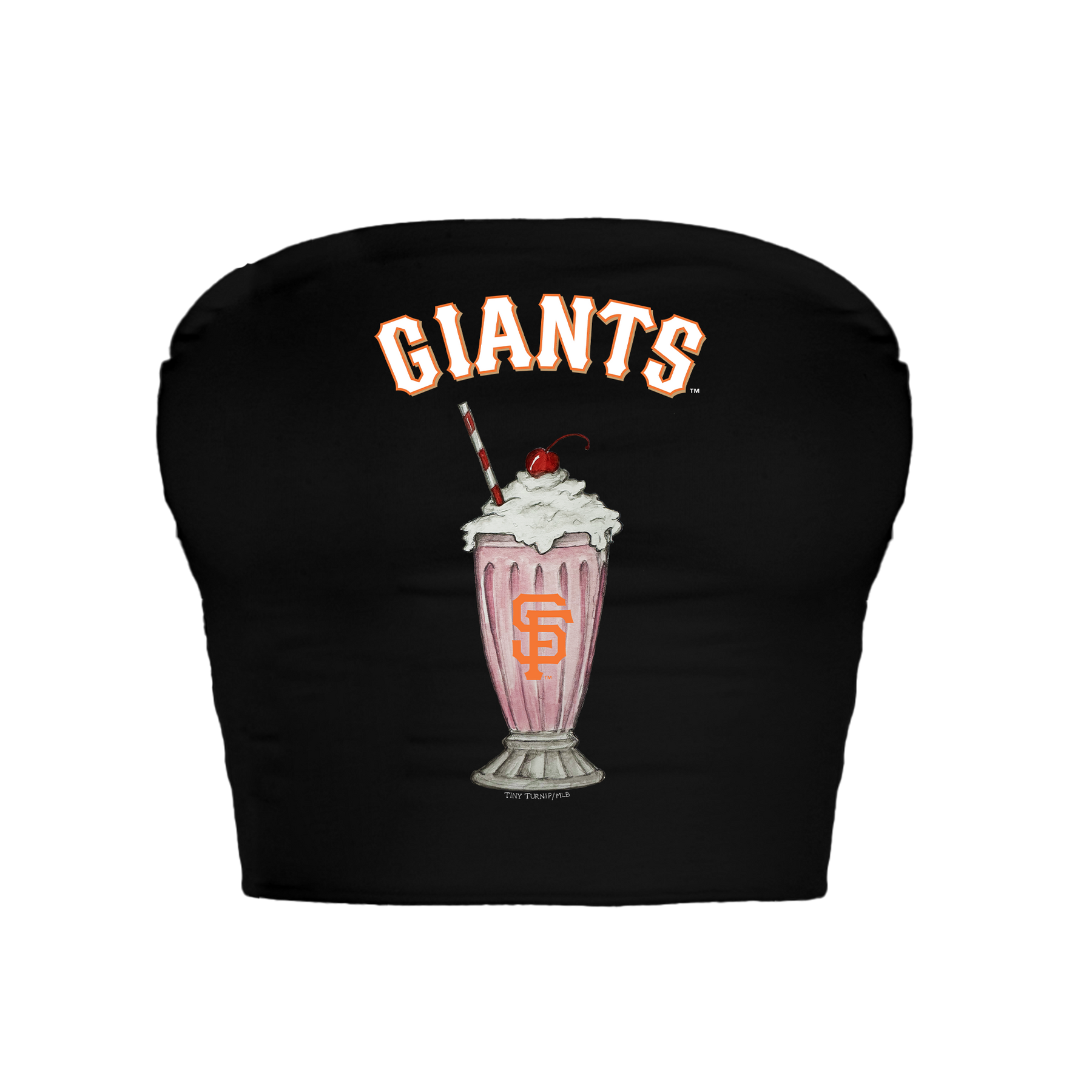 San Francisco Giants Milkshake Crop Tube Top