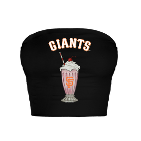 San Francisco Giants Milkshake Crop Tube Top